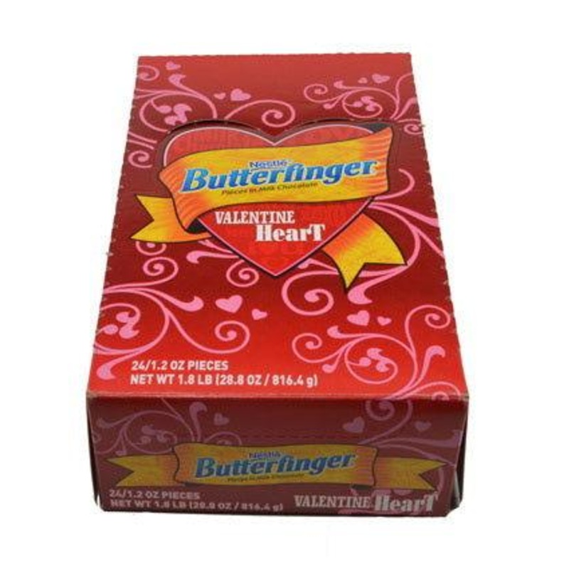 Butterfinger Valentine Hearts