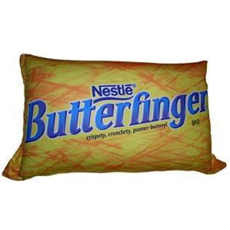 Butterfingers Squishy Neck Roll Pillow