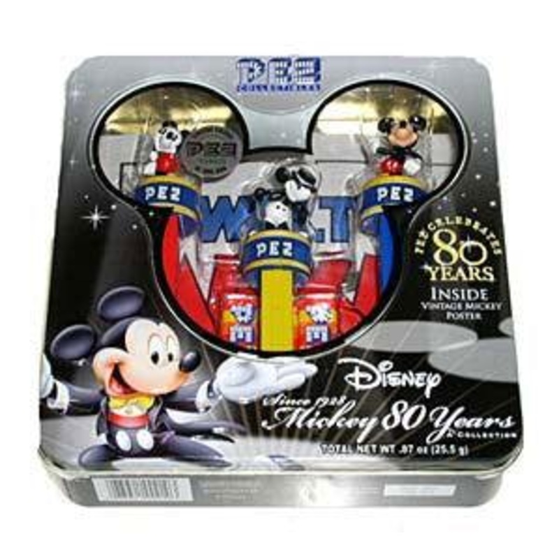 Disney Mickey Mouse Pez 80th Anniversary Gift Set