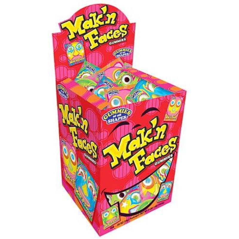 Gummi Making Faces Candy Wrapped