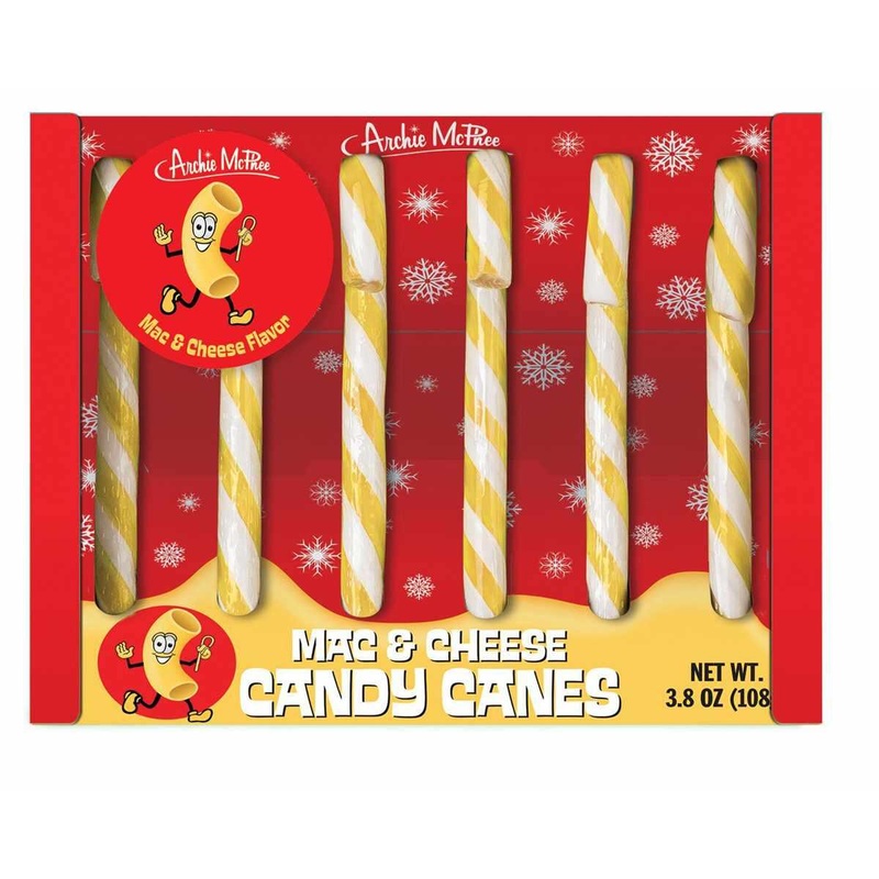 Mac & Cheese Candy Canes