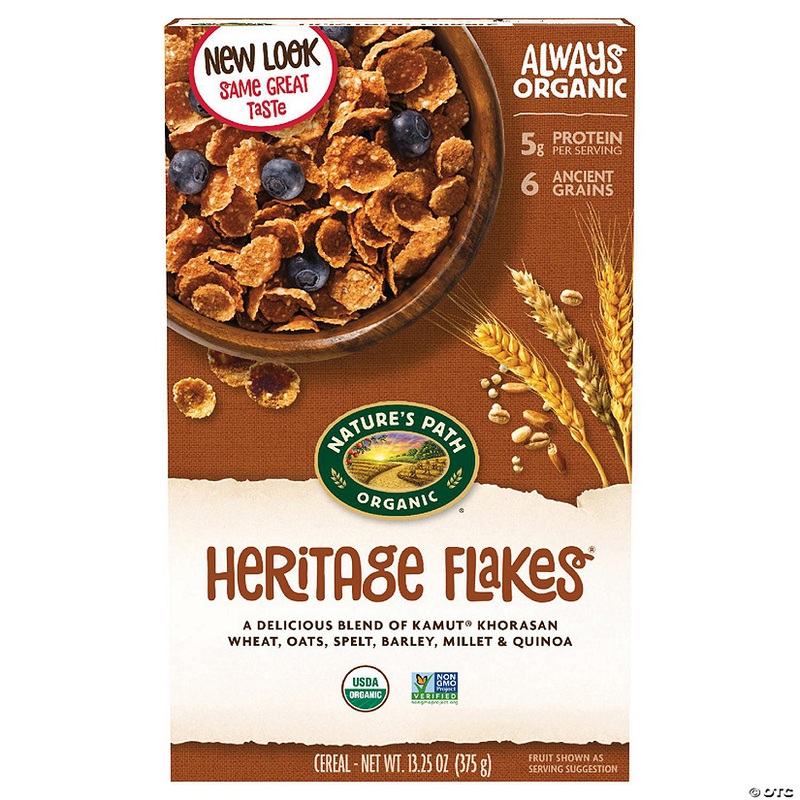 Natures Path Cereal Flakes Heritage Organic 13.25 oz (Pack of 12)