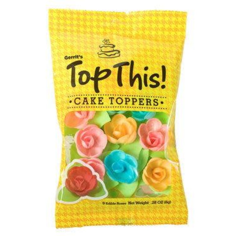 Top This Cake Toppers Edible Roses