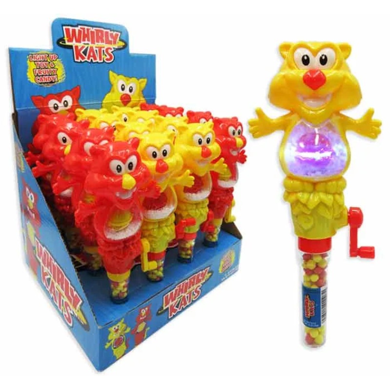 Whirly Kats Candy Toys: 16-Piece Box