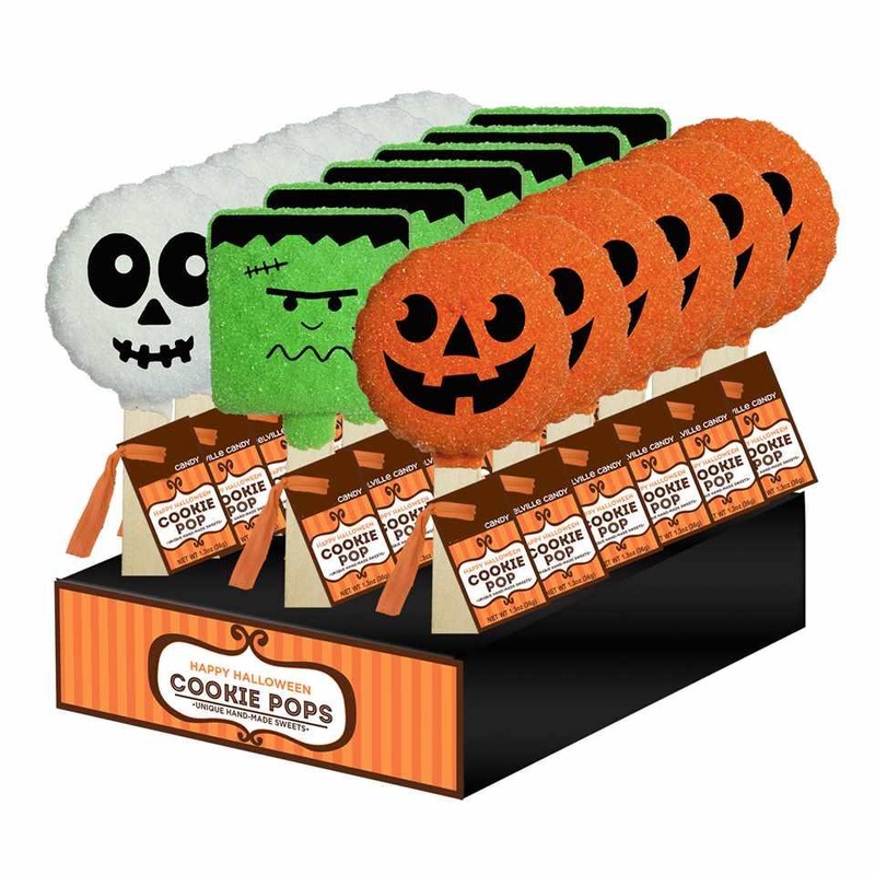 Assorted Halloween Cookie Pops