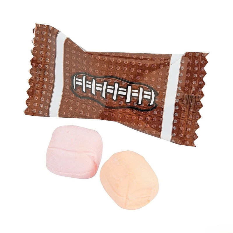 Football Wrapped Sweet Creams: 108-Piece Bag