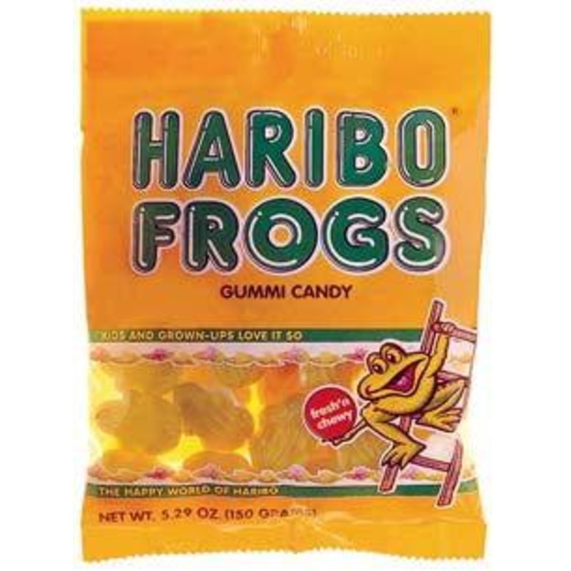 Haribo Gummi Frogs 5 Ounce Bags