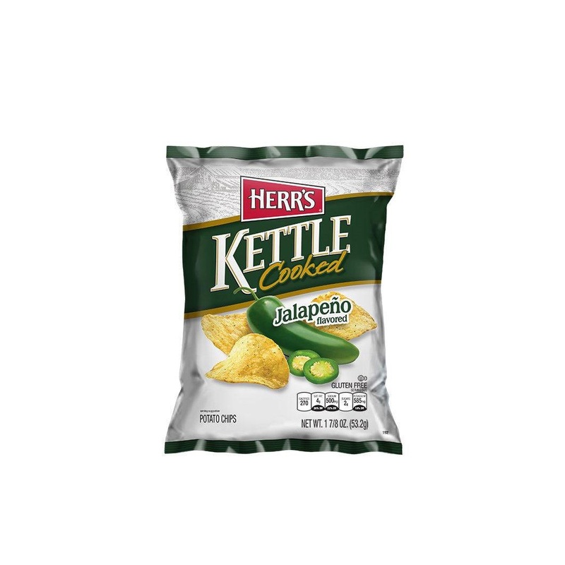 Herrs “Kettle Cooked” Jalapeno Chips Bags