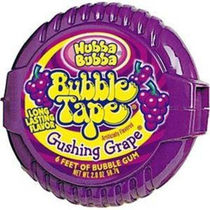 Hubba Bubba Bubble Tape – Gushing Grape Bubble Tape