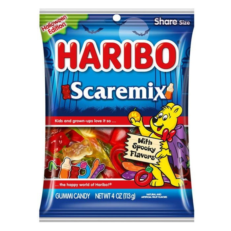 Limited Edition Haribo Halloween Scaremix 4 oz. Bags