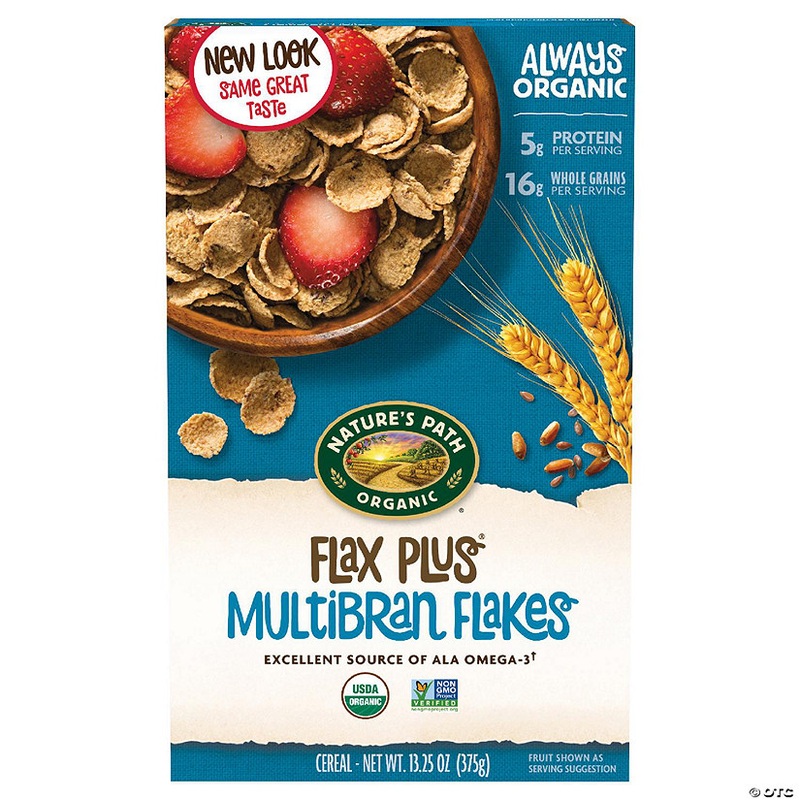 Natures Path Cereal Flakes Flax Plus Organic 13.25 oz (Pack of 12)