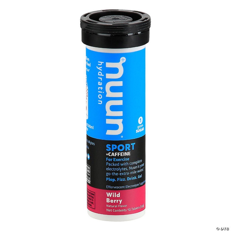 Nuun Hydration Drink Tab – Energy – Wild Berry – 10 Tablets (Pack of 8)