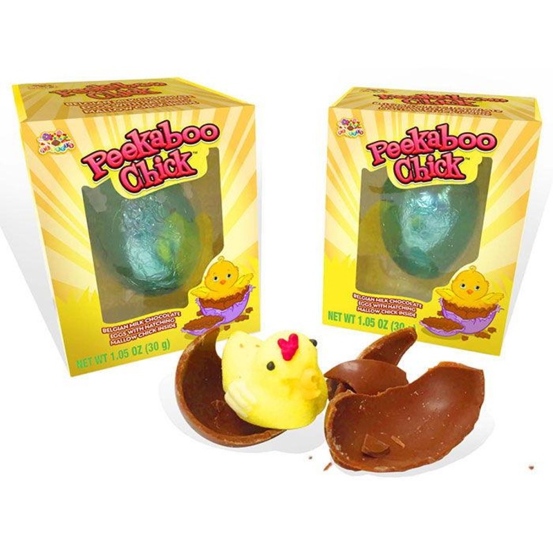 Peekaboo Milk Chocolate Egg With Marshmallow Chick