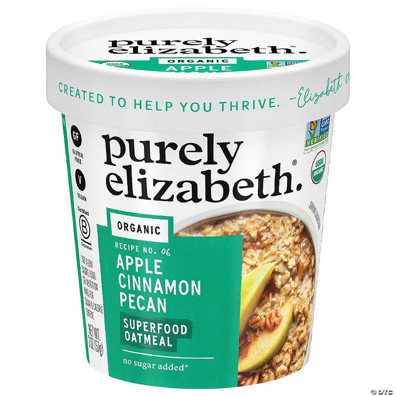 Purely Elizabeth – Oatmeal Apple Cinnamon Pecan 2 oz (Pack of 12)