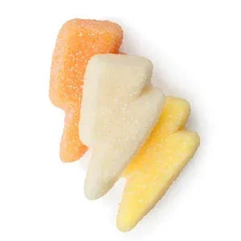 Sour Gummy Lightning Bolts Candy: 6.6LB Bag