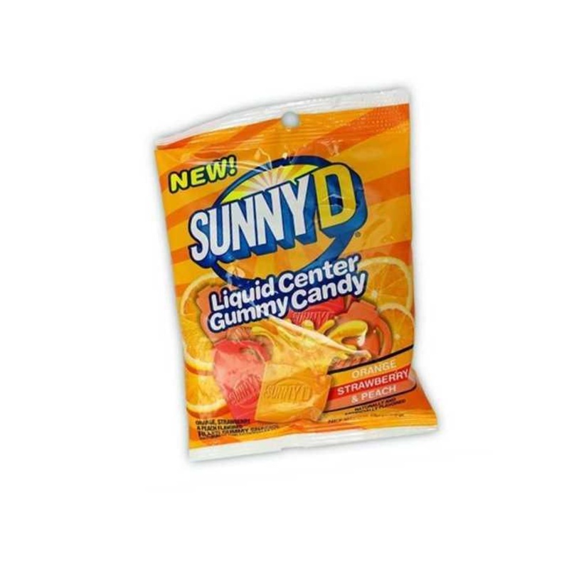 Sunny D Liquid Center Gummi Candy Bags