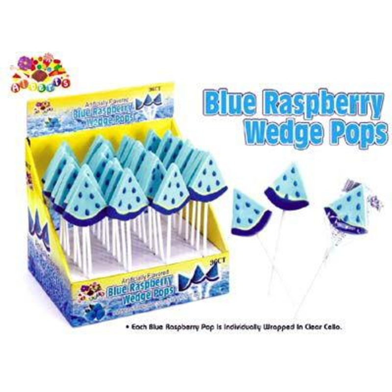 Wedge Pops Blue Raspberry