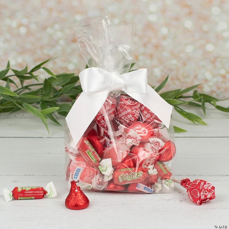 12ct Red Candy Goodie Bag Party Favors by Just Candy (12 Pack)
