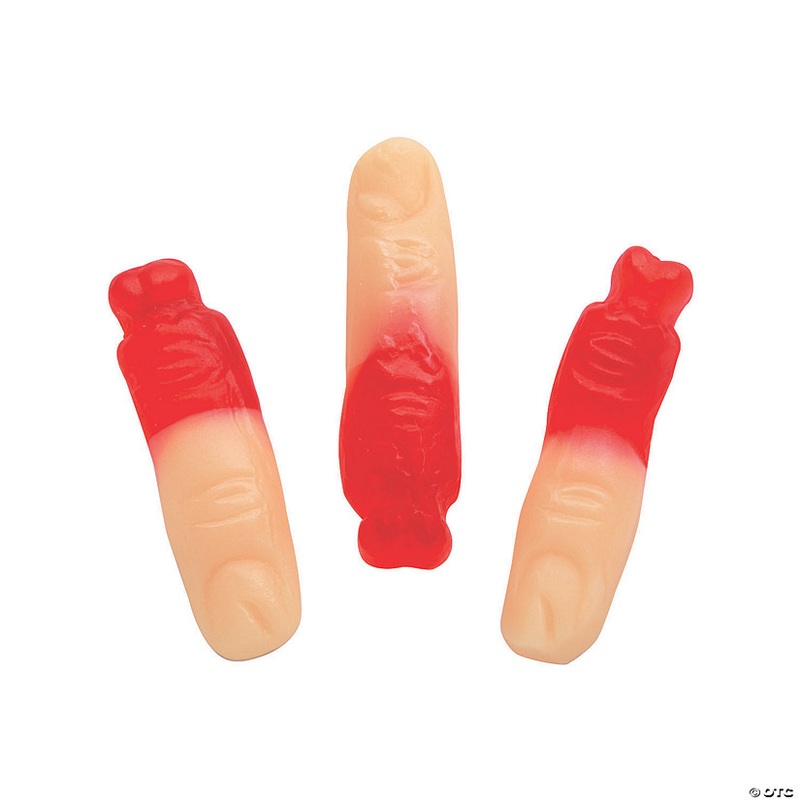 14 oz. Severed Fruit-Flavored Fingers Gummy Candies – 39 Pc.