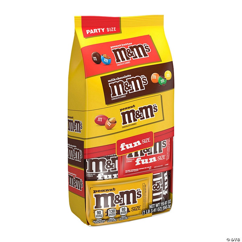 19.41 oz. M&Ms Milk Chocolate Fun Size Mixed Variety Pack – 35 Pc.