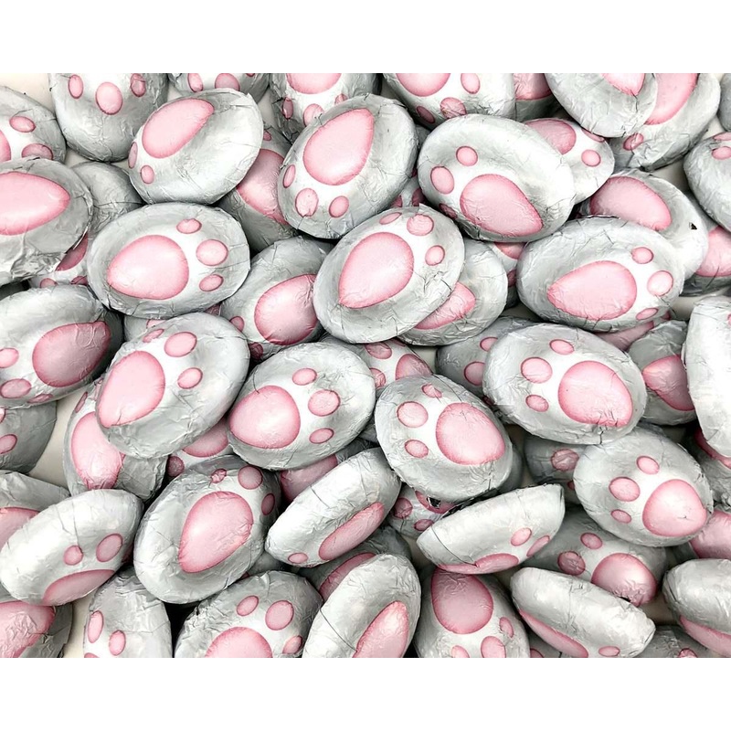 Bunny Tracks Chocolate Foil Eggs