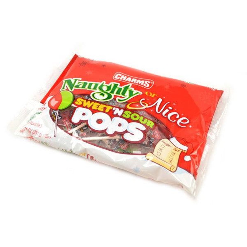 Charms Naughty or Nice Sweet and Sour Pops