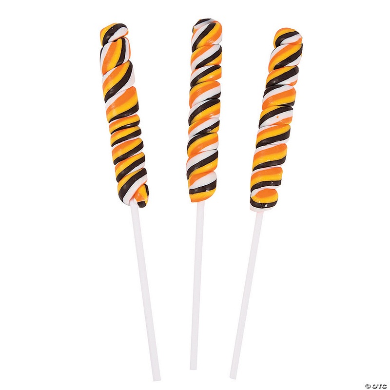 Halloween Twisty Lollipops – 12 Pc.