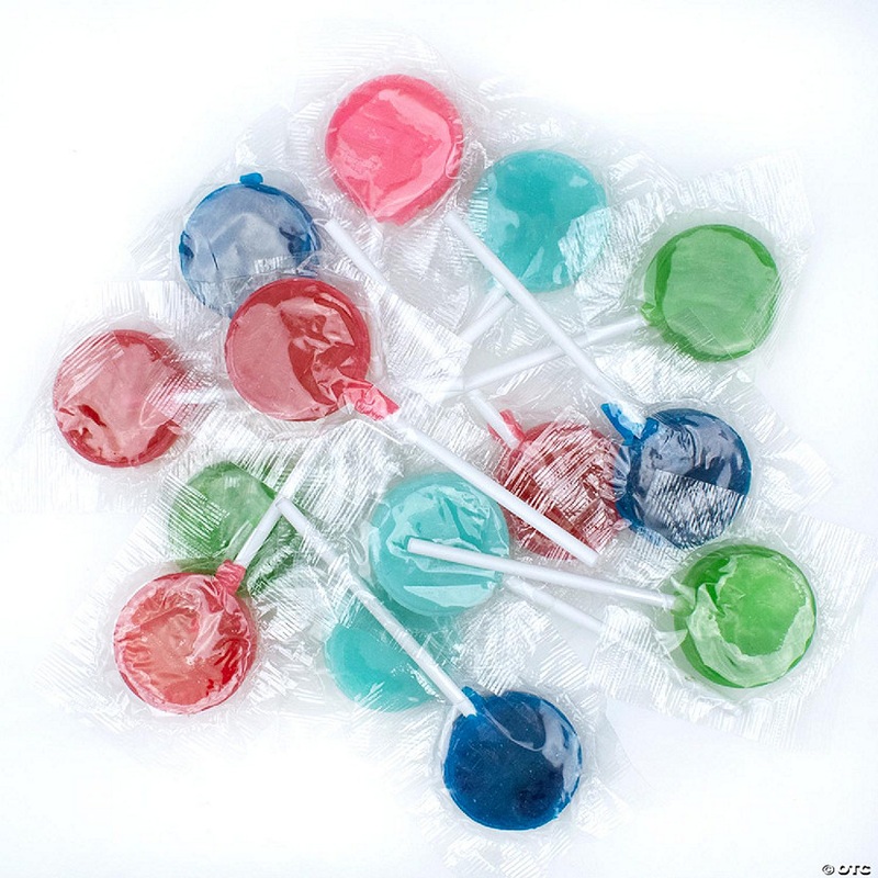 Just Candy Assorted Flat Lollipops