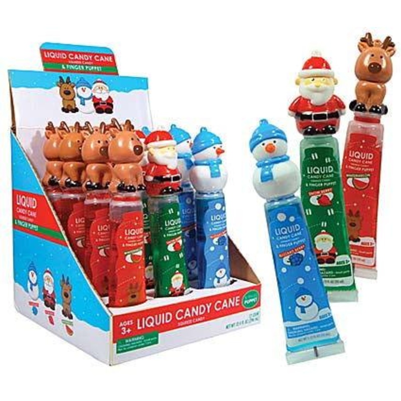 Liquid Candy Canes and Finger Puppets