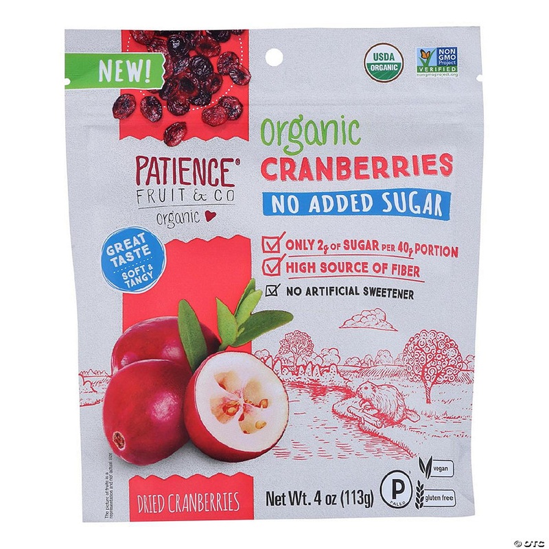 Patience Fruit & Co – Cranberry Drd No Sugar – Case of 8-4 OZ