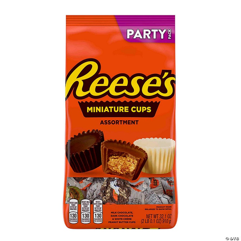 REESE’S Peanut Butter Cups Miniatures Candy Assortment, 32.1 oz