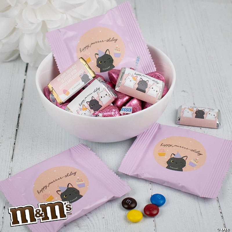 113 Pcs Cats Kids Birthday Candy Piata Chocolate Party Mix (2 lb)