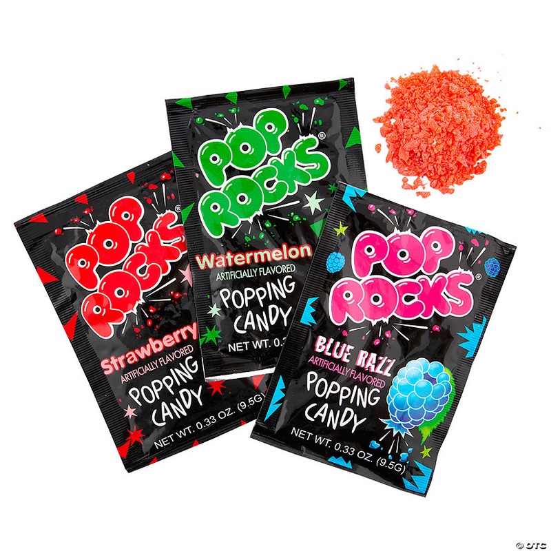 3 oz. Pop Rocks Assorted Fruit-Flavored Hard Candy Pouches – 12 Pc.