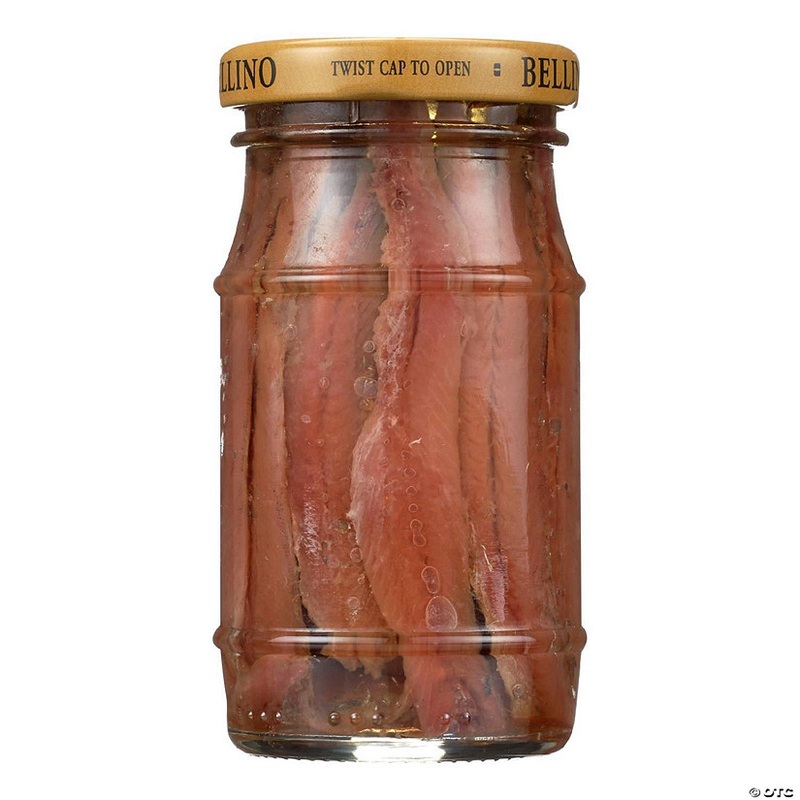 Bellino Anchovies – Oil – Flat – Case of 12 – 4.25 oz