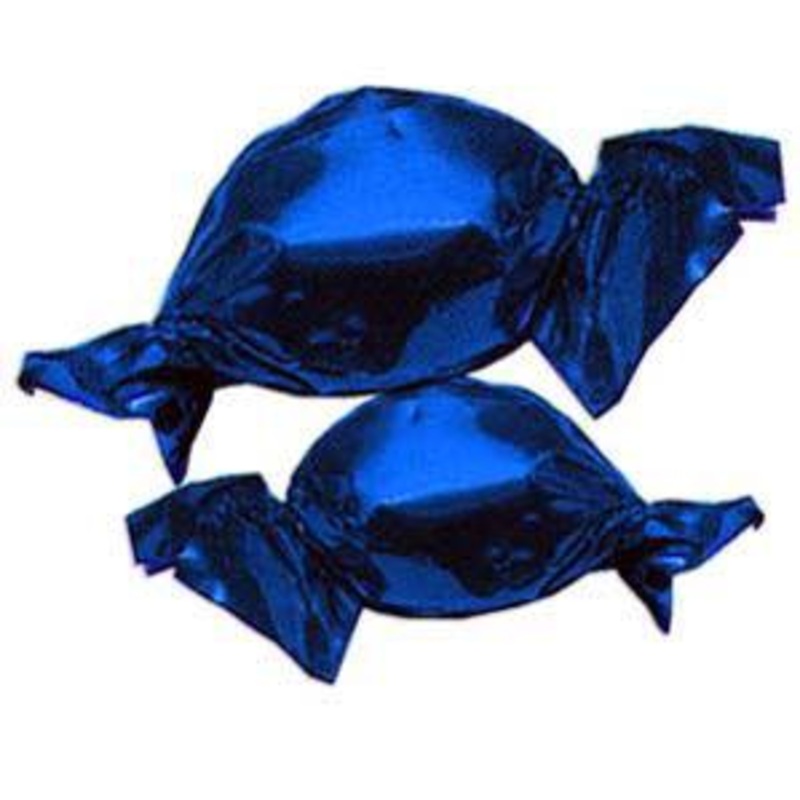 Blue Foil Raspberry Candy