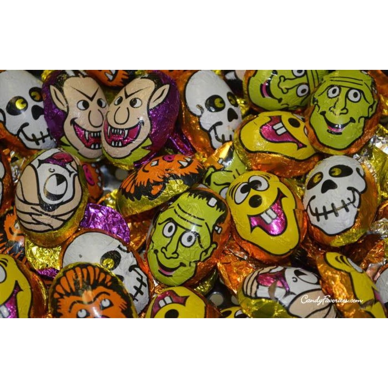 Bone Heads Halloween Chocolate Foil Mix