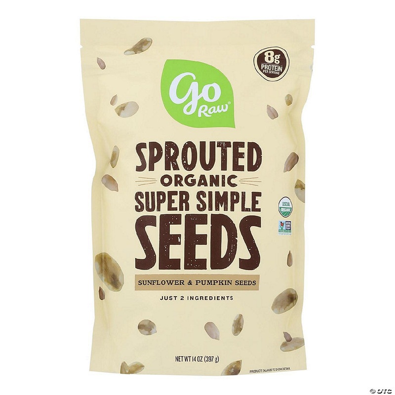 Go Raw Sprouted Seeds, Sprouted Super Simple  – Case of 6 – 14 OZ