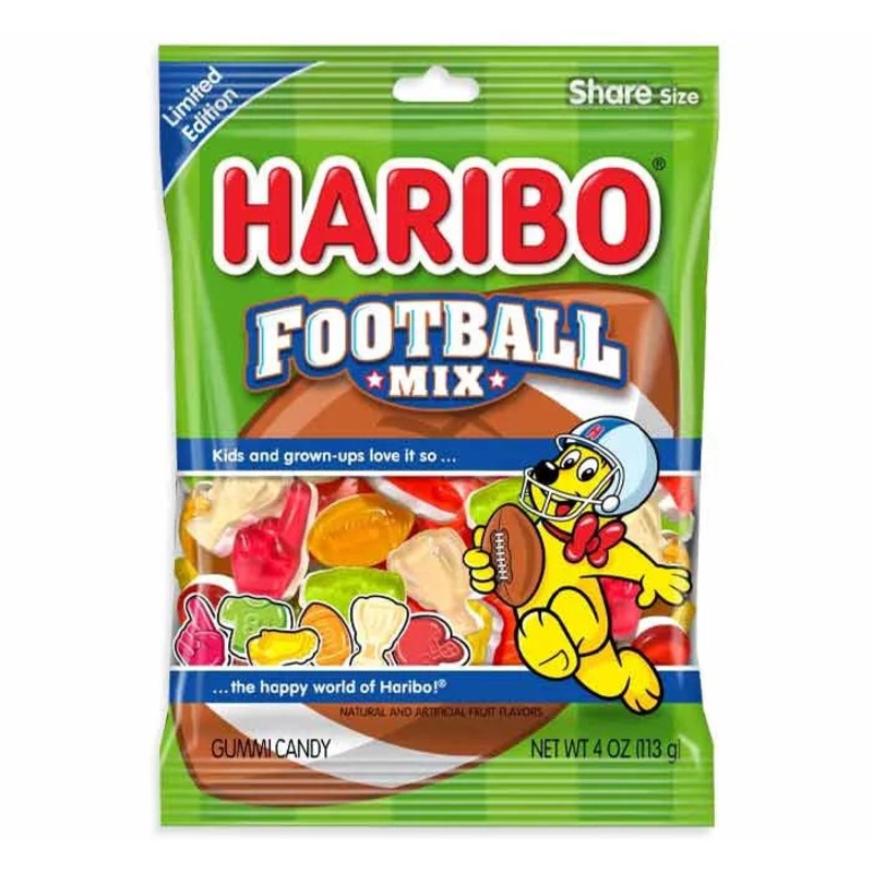 Haribo Football Mix Gummy Candy: 36-Piece Case