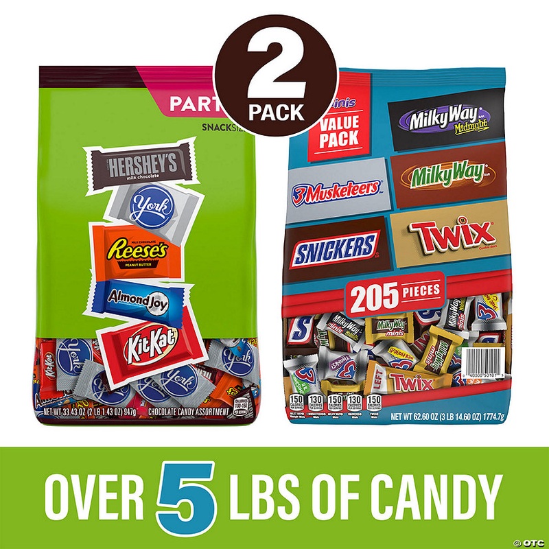 Hershey’s assortment milk chocolate/mar’s chocolate favorites