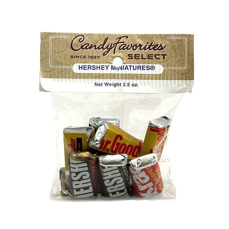Hershey’s Miniatures “Select Label” 3.5 oz. Peg Bags