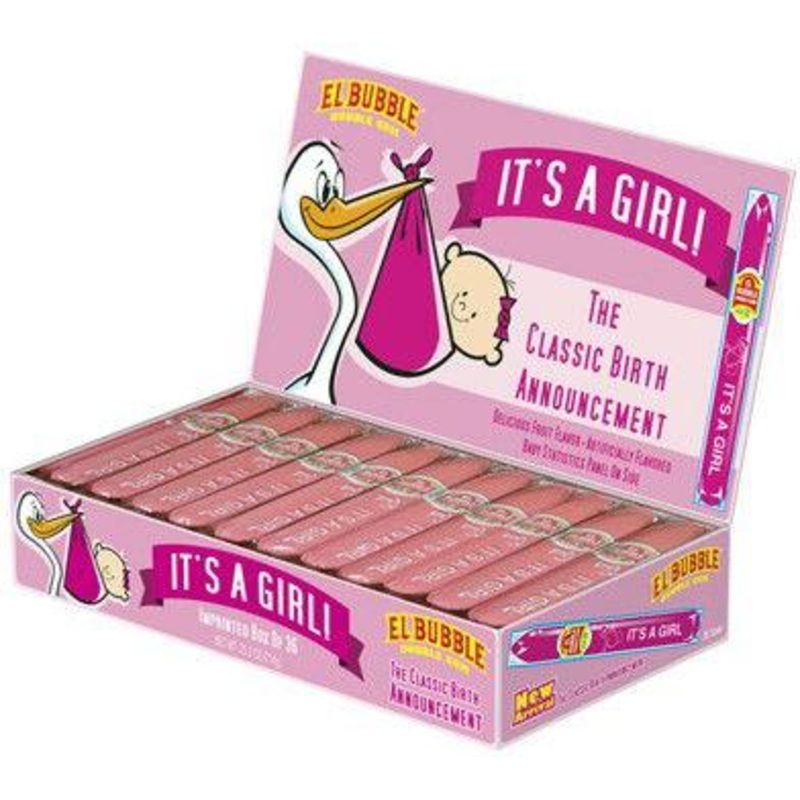 It’s A Girl Bubble Gum Cigars