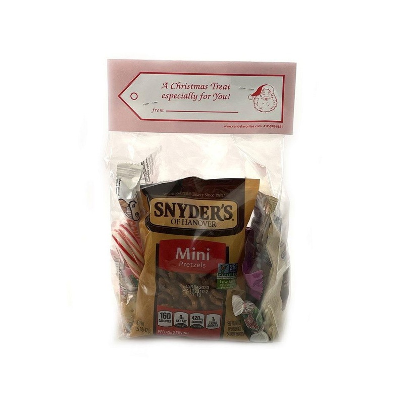 Jumbo Candy &  Snack Filled Christmas Treat Bag