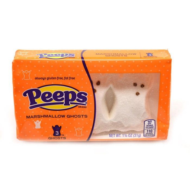 Marshmallow Peeps Ghosts 3 Count Tray Full Case