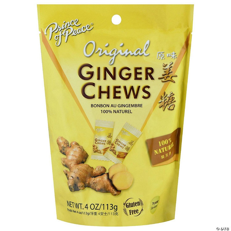 Prince Of Peace Candy Chew Original Ginger 4 Oz (Pack of 12)