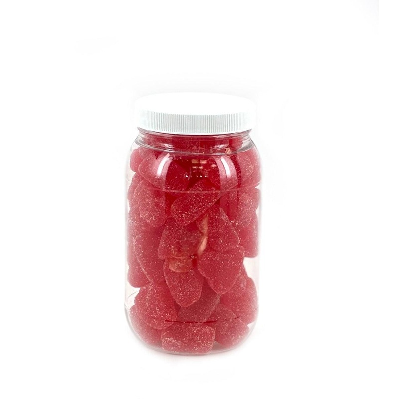 Valentine’s Cherry Jelly Hearts Jar