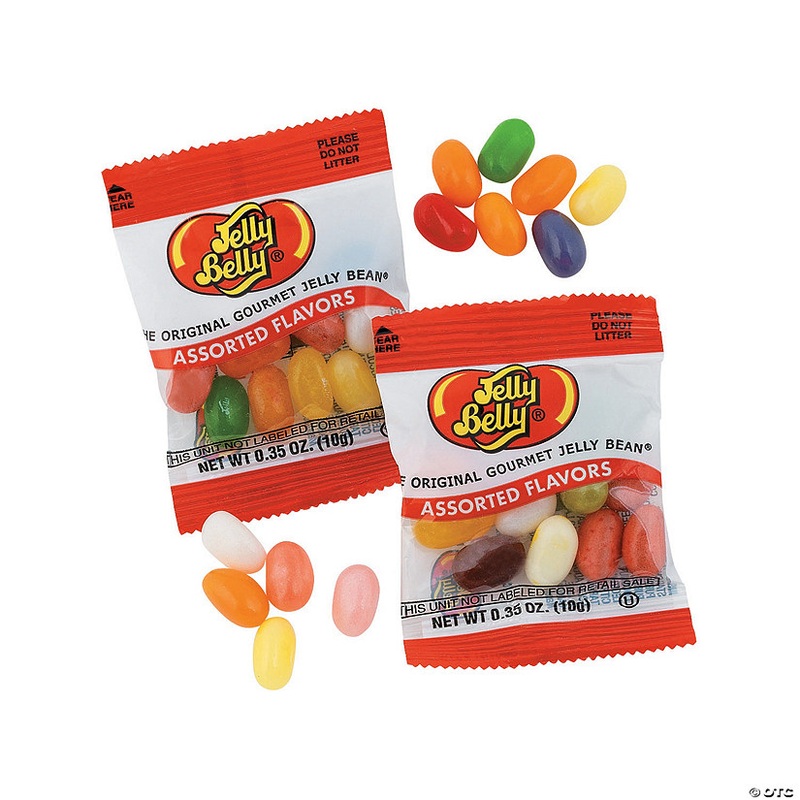 12 oz. Jelly Belly Assorted Gourmet Flavors Mini Packs – 36 Pc.