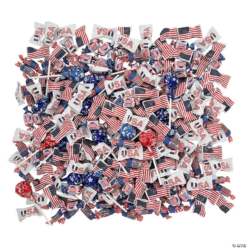 Bulk 490 Pc. Patriotic USA Flag Candy Assortment