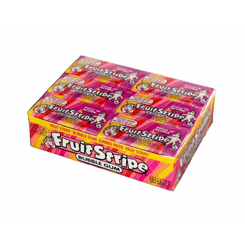 Fruit Stripe Bubble Gum