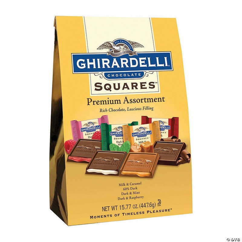 Ghirardelli Premium Assortment Chocolate Squares – 15.77oz bag