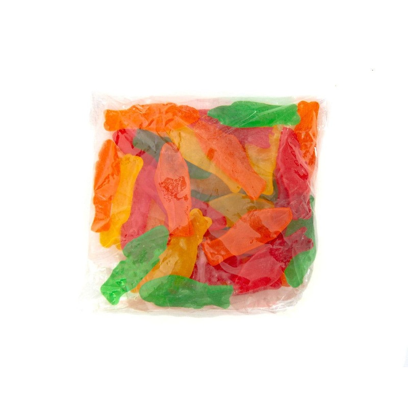 Hand Packed Assorted Swedish Fish 8 oz. Bags – 8 / Box